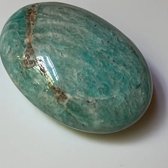 LARGE Amazonite Palm Stone - Picture 1 of 11